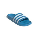 adidas Badeschuhe Adilette Aqua 3-Streifen (Cloudfoam Fußbett, vorgeformter EVA-Riemen) solarblau - 1 Paar